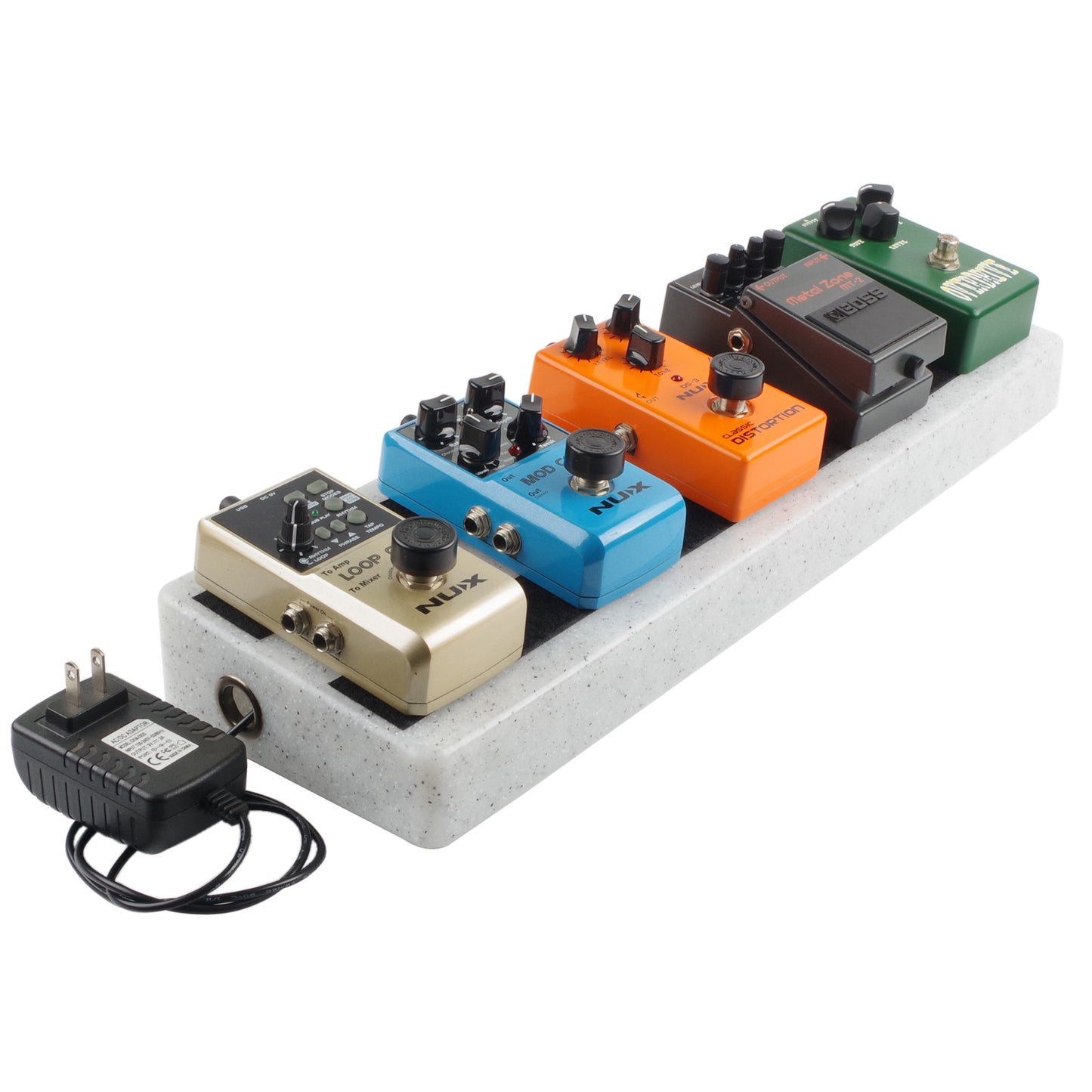 Innovative Track Board for Single Effects Pedals - Hidden Power, Lightweight, Durable